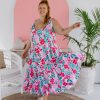 Dresses Proud Poppy Clothing | Ronnie Dress In Festive Floral By Kasey Rainbow