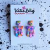 Accessories Proud Poppy Clothing Earrings | Paint By Numbers 3 Piece Dangles By Katie Long Creative