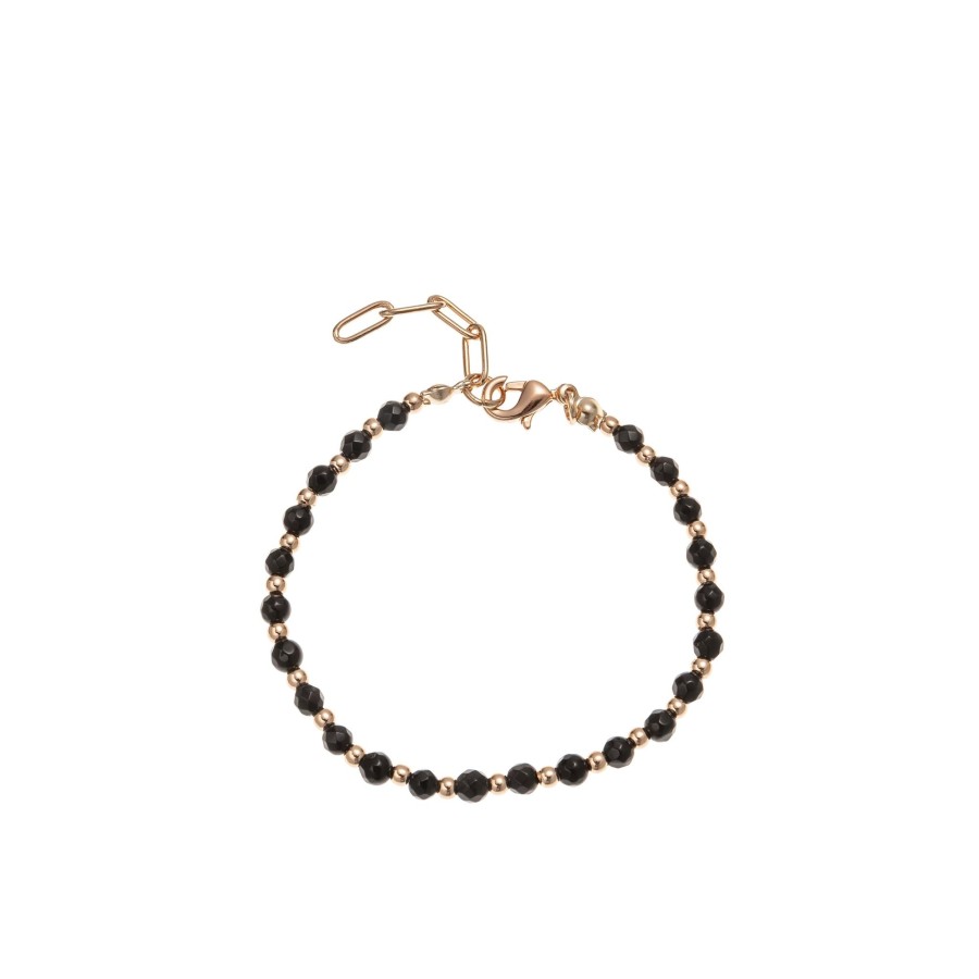 Accessories Proud Poppy Clothing Bracelets | Amor Bracelet In Black And Gold