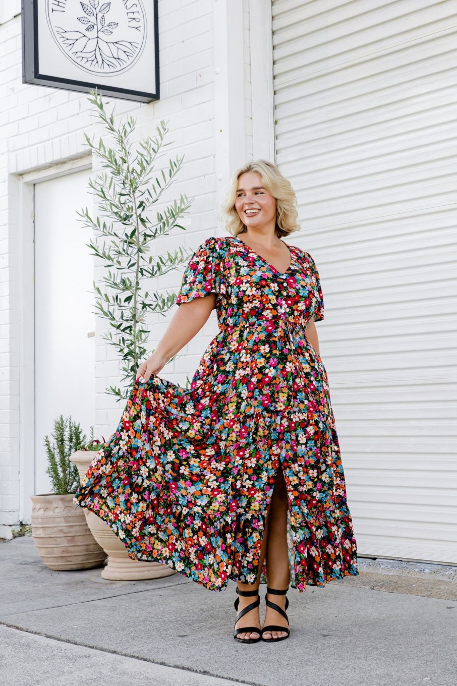 Dresses Proud Poppy Clothing | Bonnie Maxi Dress In Azalea