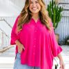 Clothing Proud Poppy Clothing Shirts | Tammin Summer Shirt In Pink