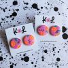 Accessories Proud Poppy Clothing Earrings | Valencia Large Studs By Katie Long Creative