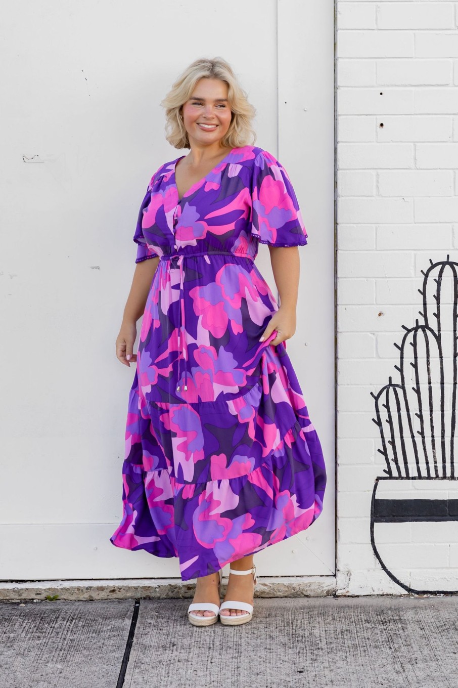 Dresses Proud Poppy Clothing | Charlize Maxi Dress In Rio Print