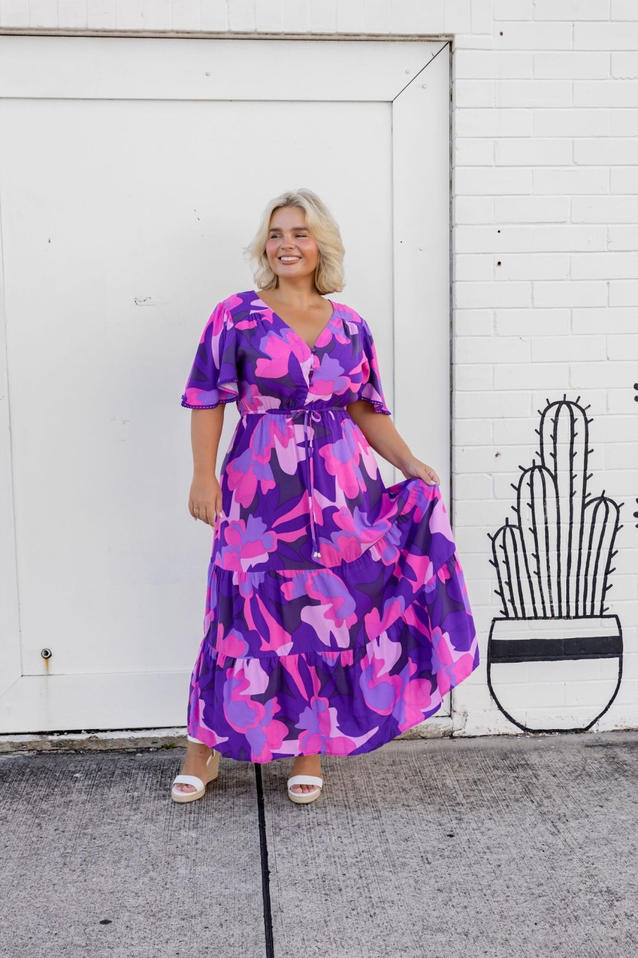 Dresses Proud Poppy Clothing | Charlize Maxi Dress In Rio Print