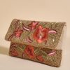 Accessories Proud Poppy Clothing Bags | Hand Beaded Stitch Detail Event Clutch