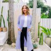 Clothing Proud Poppy Clothing Cardigans & Knits | Jane Cardigan In Lavender