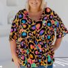 Clothing Proud Poppy Clothing Tops | Peak Top In Passion Leopard By Kasey Rainbow