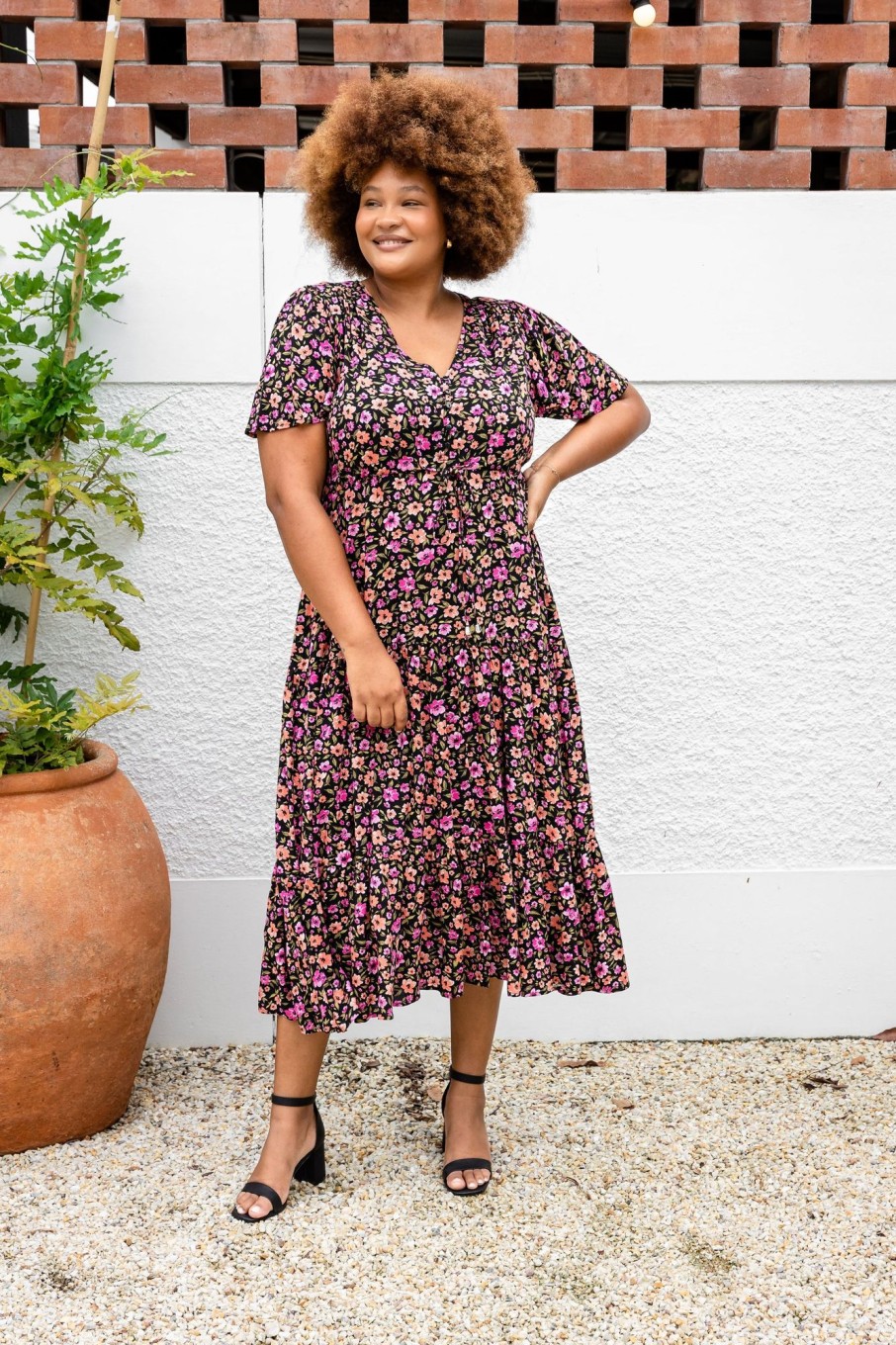 Dresses Proud Poppy Clothing | Bonnie Maxi Dress In Wild Flower