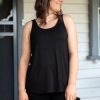 Clothing Proud Poppy Clothing Tanks | Modal Tovi Tank In Black