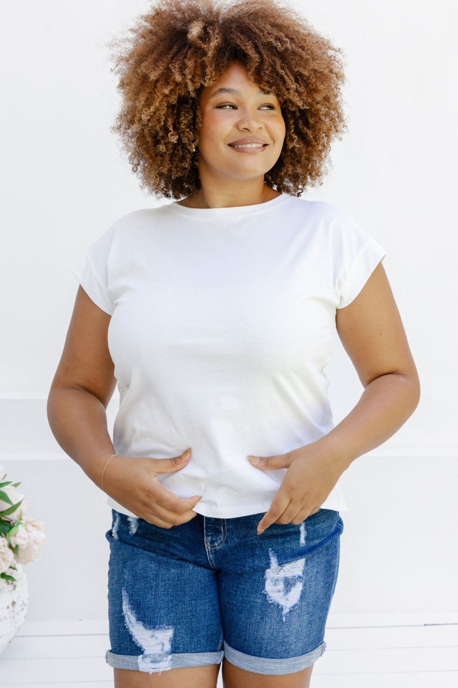 Clothing Proud Poppy Clothing T-Shirts | Lucas Basic Tee In White