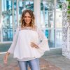 Clothing Proud Poppy Clothing Tops | Lilah Top In White