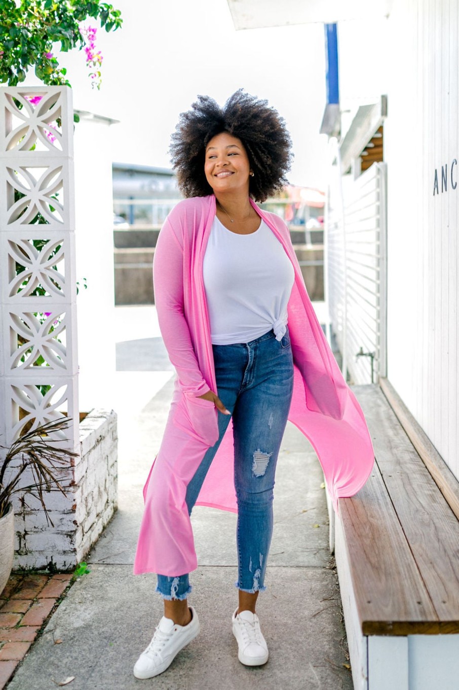 Clothing Proud Poppy Clothing Cardigans & Knits | Jane Cardigan In Pink