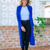 Clothing Proud Poppy Clothing Cardigans & Knits | Jane Cardigan In Electric Blue