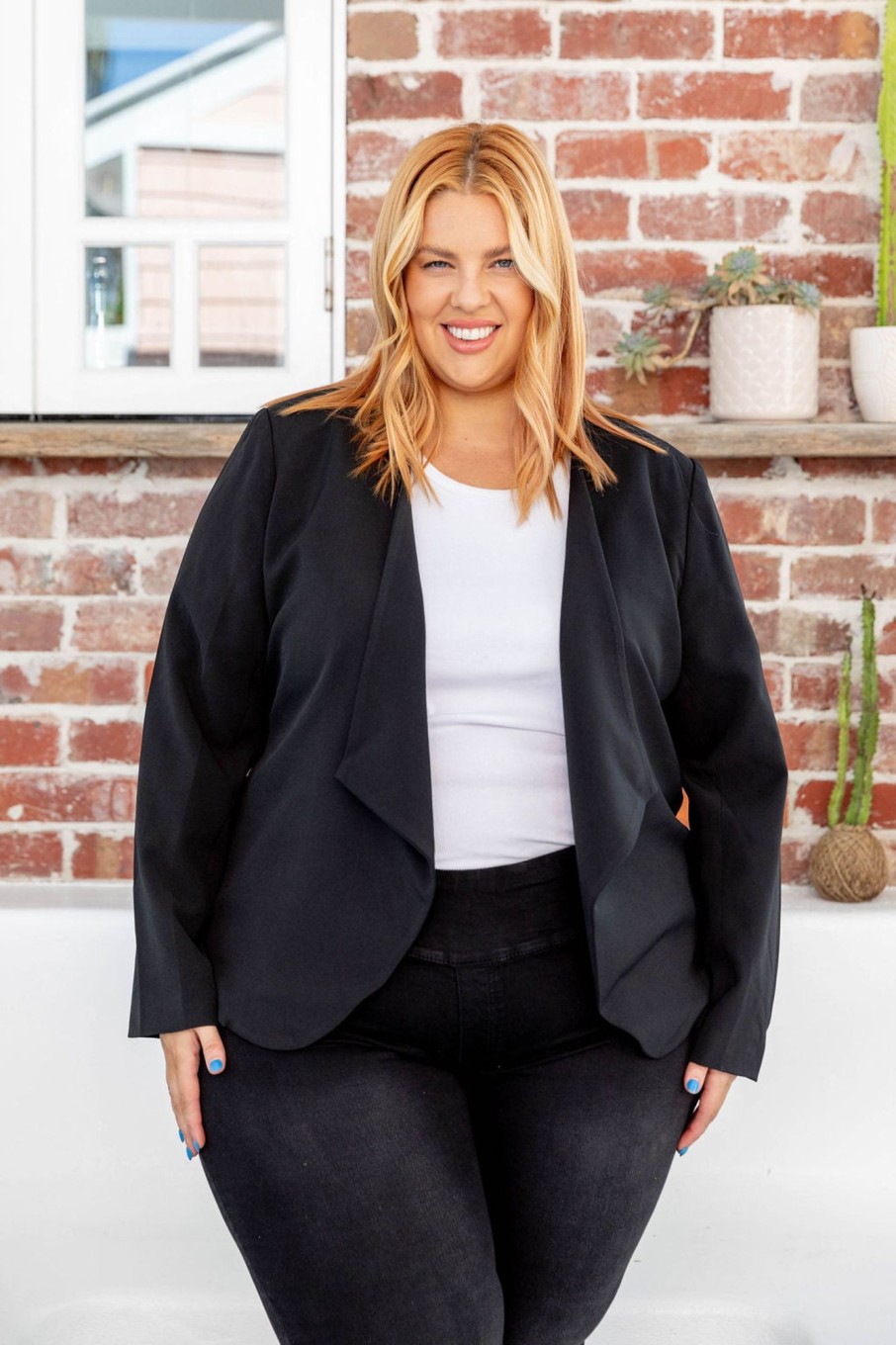 Clothing Proud Poppy Clothing Jackets & Coats | Carter Black Blazer