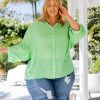 Clothing Proud Poppy Clothing Tops | Nora Top In Apple Green