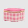 Accessories Proud Poppy Clothing Jewellery Boxes | Beau Jewellery Box In Pink Gingham By Louenhide