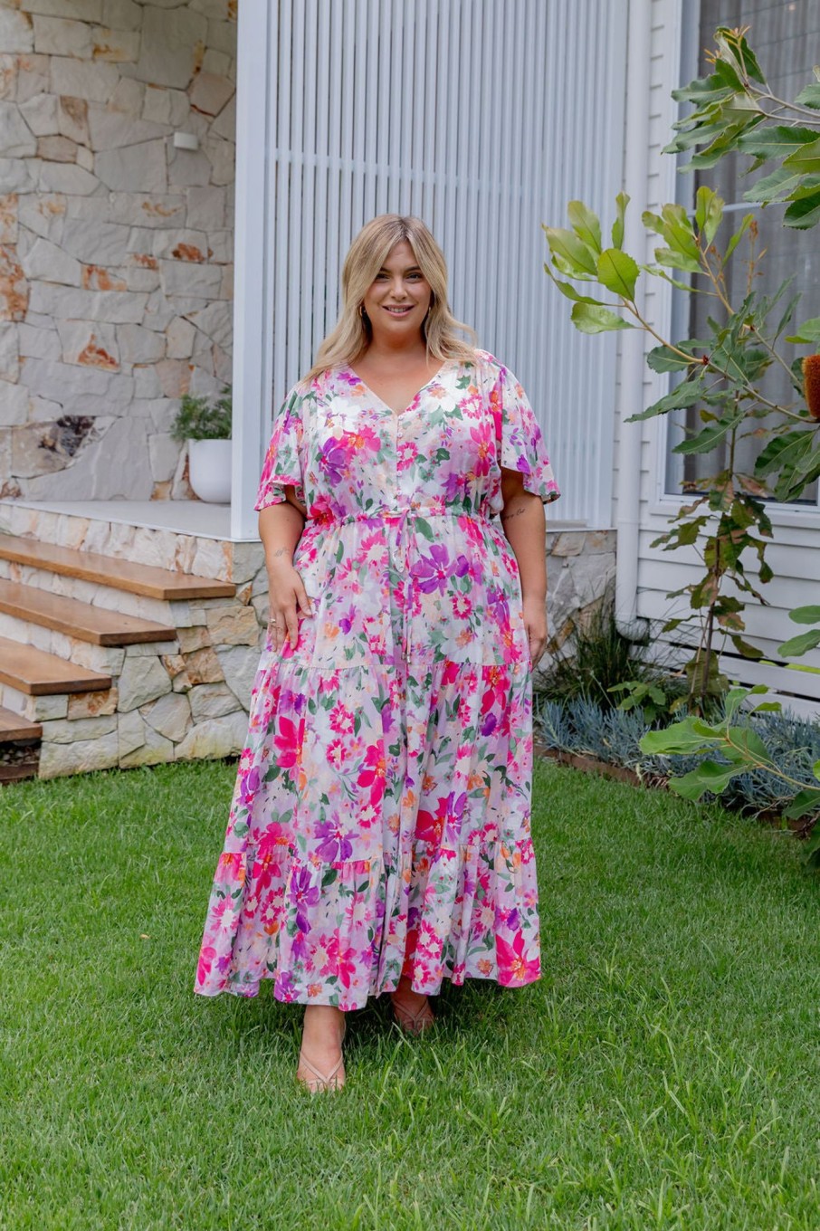 Dresses Proud Poppy Clothing | Bonnie Maxi Dress In Botanical