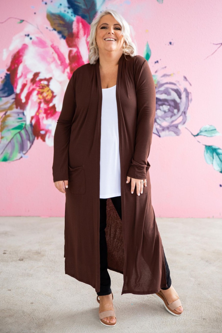 Clothing Proud Poppy Clothing Cardigans & Knits | Jane Cardigan In Chocolate