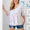 Clothing Proud Poppy Clothing Tops | Peak Top In Easter Pebble By Kasey Rainbow