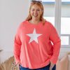 Clothing Proud Poppy Clothing Tops | Brighton Long Sleeve Basic Top In Peach