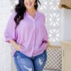 Clothing Proud Poppy Clothing Tops | Nora Top In Lavender