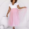 Clothing Proud Poppy Clothing Skirts | Selena Tulle Skirt In Pink Shimmer