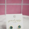 Accessories Proud Poppy Clothing Earrings | Slatwall Hook Earrings In Gold Topaz