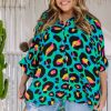 Clothing Proud Poppy Clothing Shirts | Tammin Shirt In Neon Leopard By Kasey Rainbow