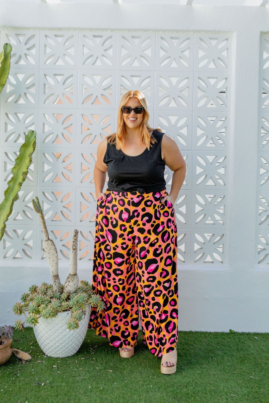 Clothing Proud Poppy Clothing Pants | Larsa Pants In Classic Leopard By Kasey Rainbow