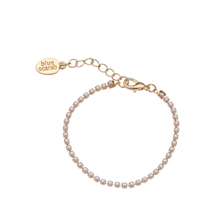 Accessories Proud Poppy Clothing Bracelets | Amor Bracelet In Gold Pearl