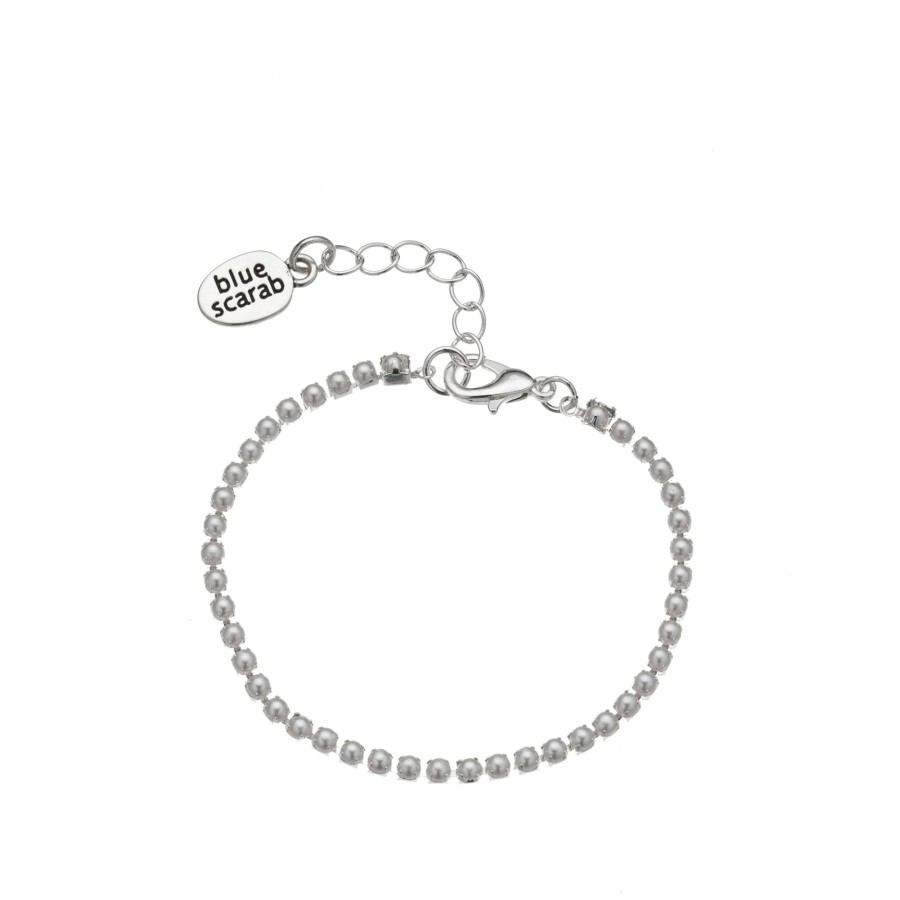 Accessories Proud Poppy Clothing Bracelets | Amor Bracelet In Silver Pearl