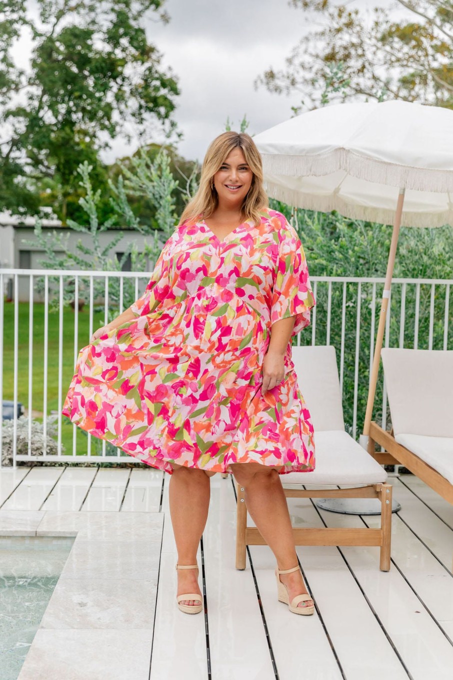 Dresses Proud Poppy Clothing | Peak Party Dress In Spring Bloom