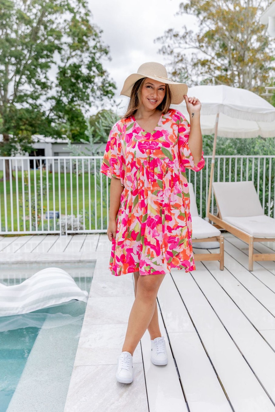 Dresses Proud Poppy Clothing | Peak Party Dress In Spring Bloom