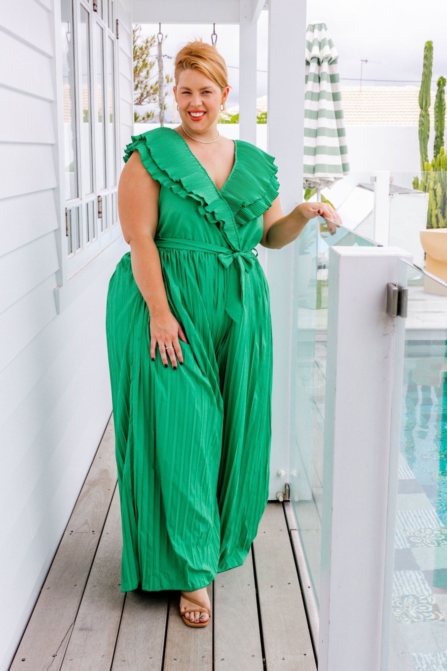 Clothing Proud Poppy Clothing Jumpsuits & Playsuits | Lily Jumpsuit In Green