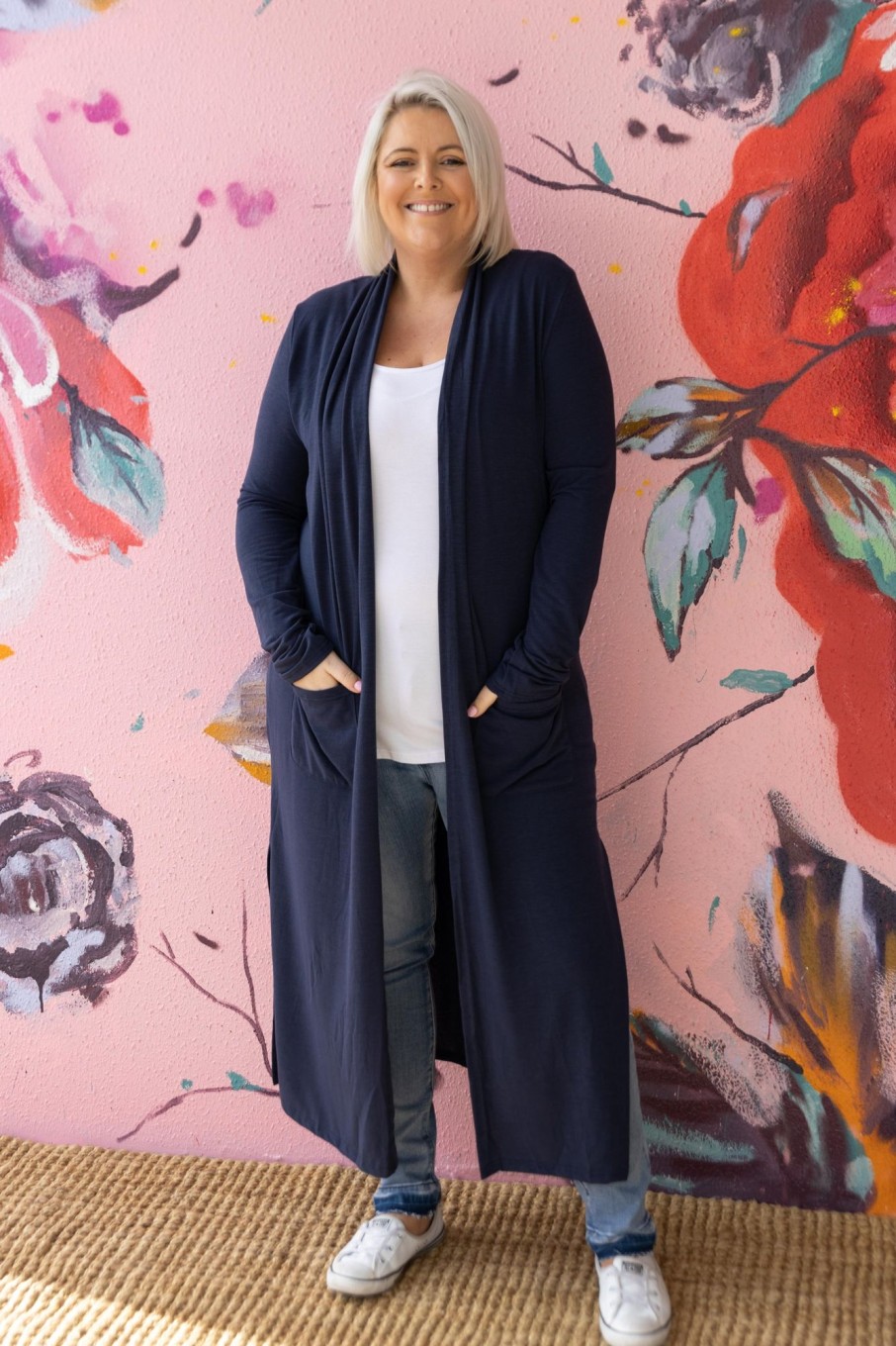 Clothing Proud Poppy Clothing Cardigans & Knits | Jane Cardigan In Navy