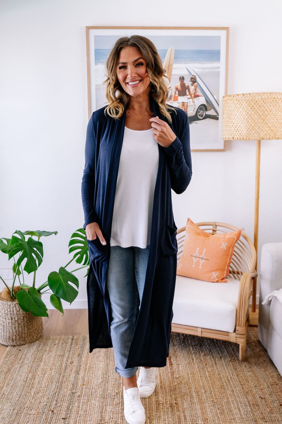 Clothing Proud Poppy Clothing Cardigans & Knits | Jane Cardigan In Navy