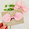 Accessories Proud Poppy Clothing Hair Accessories | Mini Bow Scrunchie - Fairy Floss Polka Dot