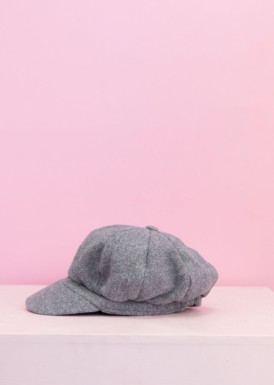 Accessories Proud Poppy Clothing Hats | Baker Hat In Grey