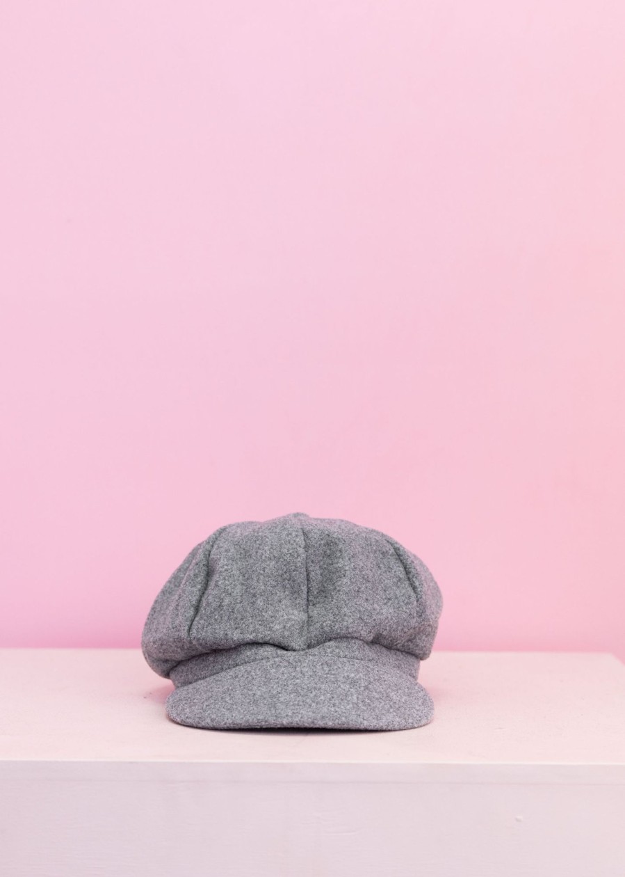 Accessories Proud Poppy Clothing Hats | Baker Hat In Grey