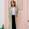 Clothing Proud Poppy Clothing Cardigans & Knits | Jane Cardigan In Sage