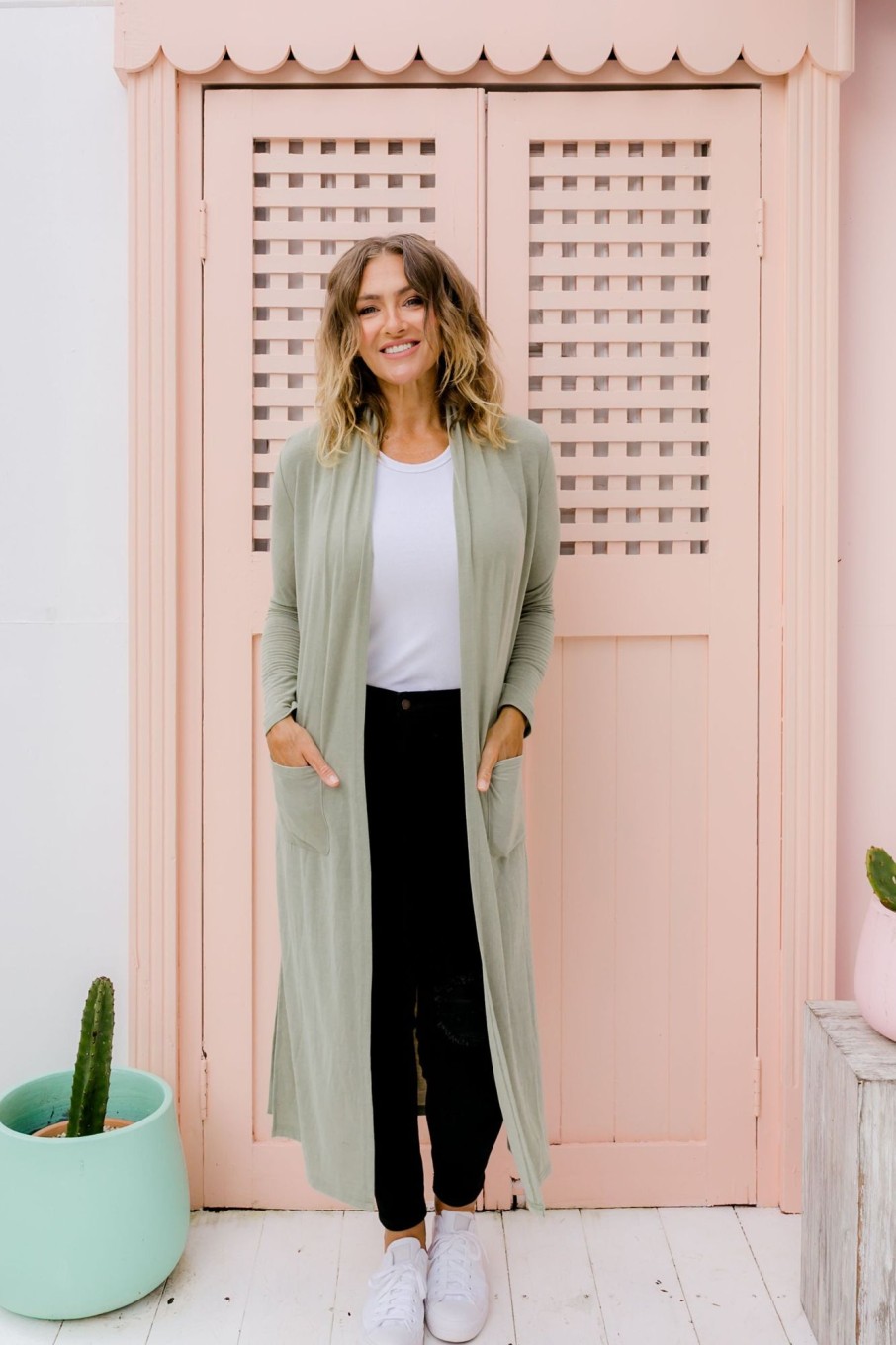 Clothing Proud Poppy Clothing Cardigans & Knits | Jane Cardigan In Sage