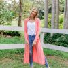 Clothing Proud Poppy Clothing Cardigans & Knits | Jane Cardigan In Coral